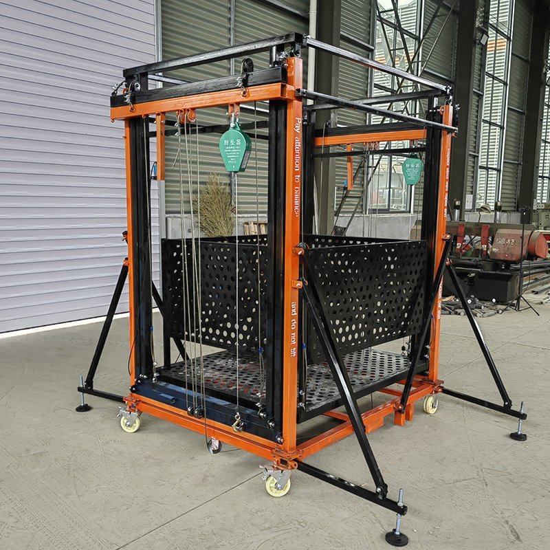 Portable Foldable 500kg Building Scaffolding / Fully Automatic Scaffolding / Electric Lifting Scaffolding with Remote Control