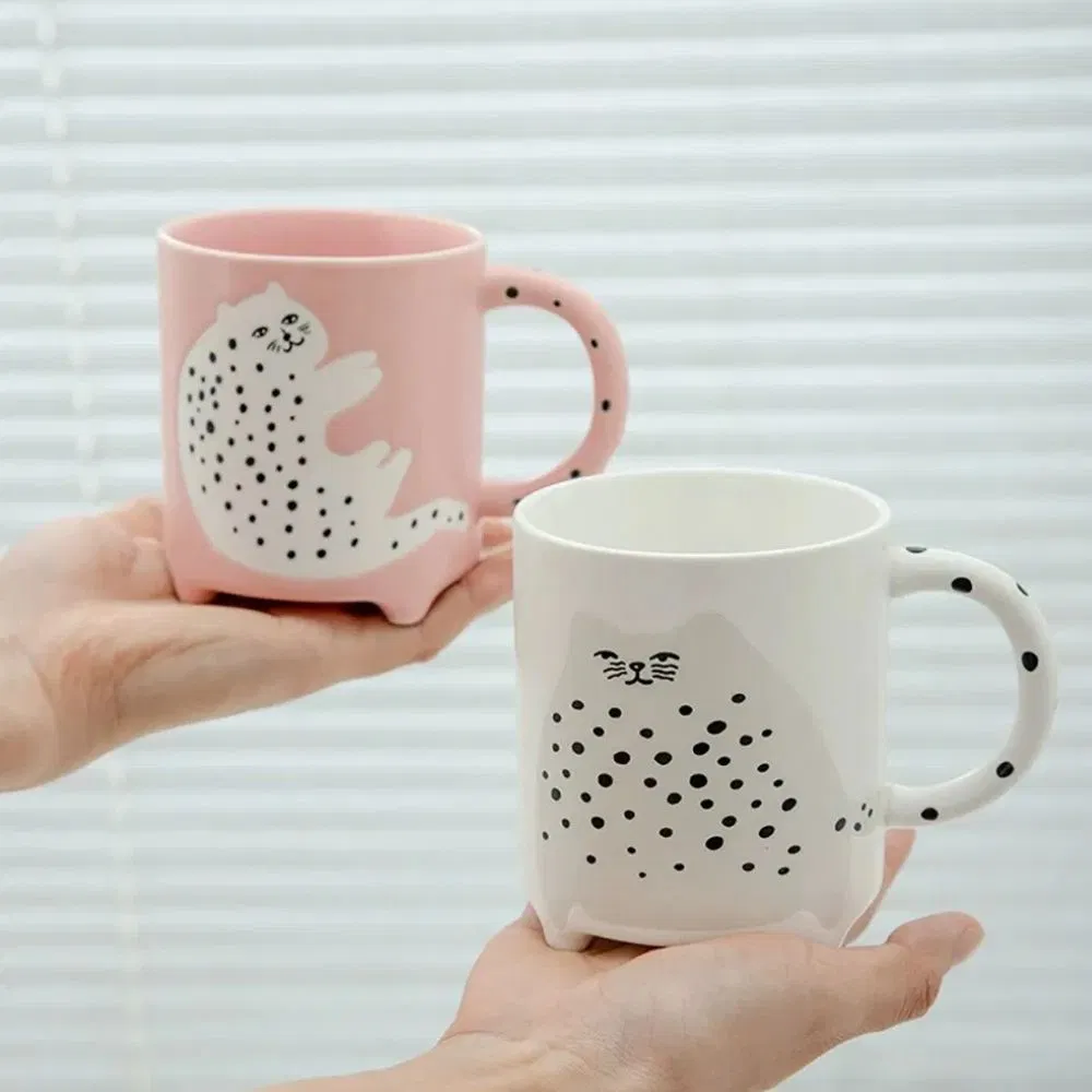 Керамическая кружка 3D с животными для кофе и чая