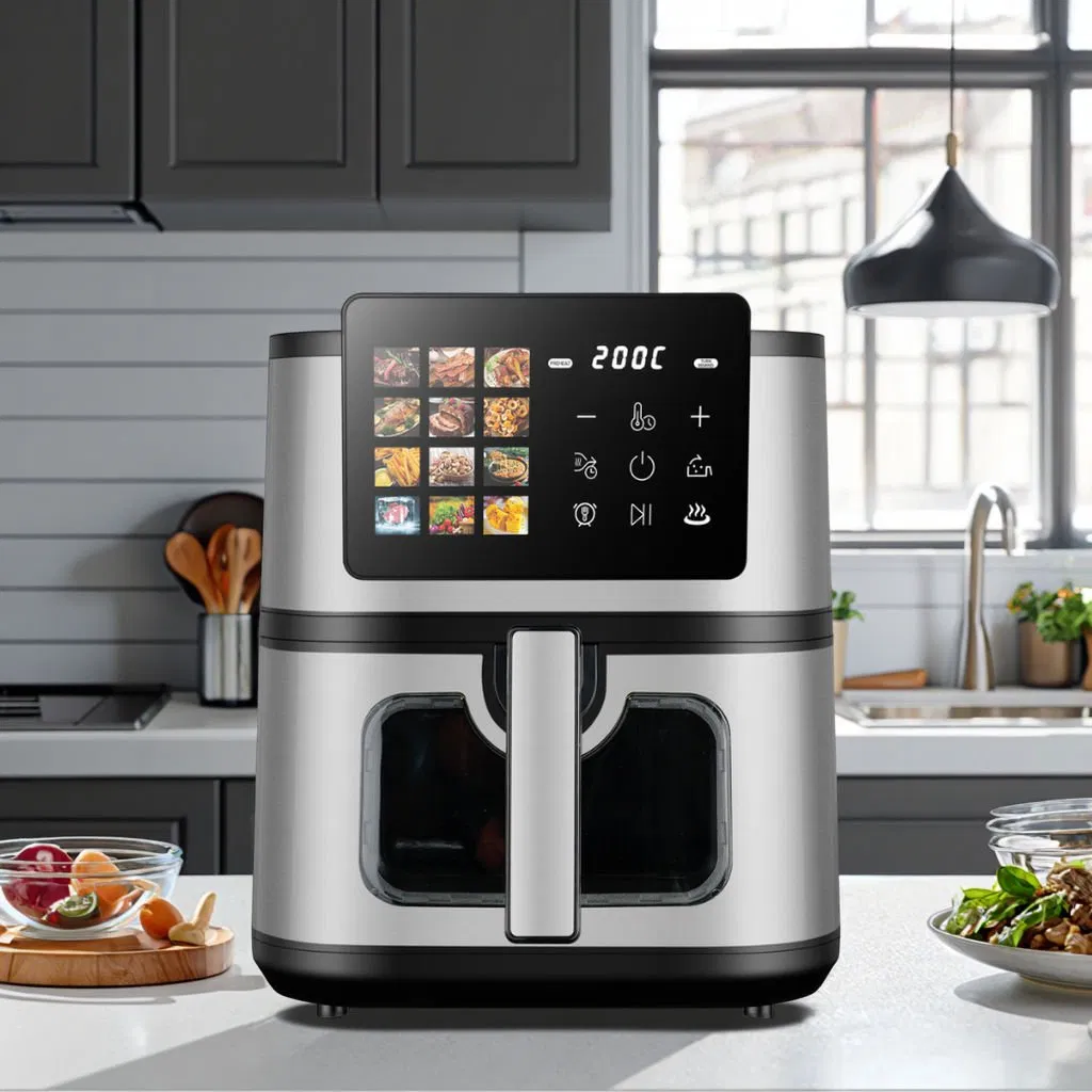 Versatile 8.5L Digital Air Fryer with Vibrant Touchscreen Interface