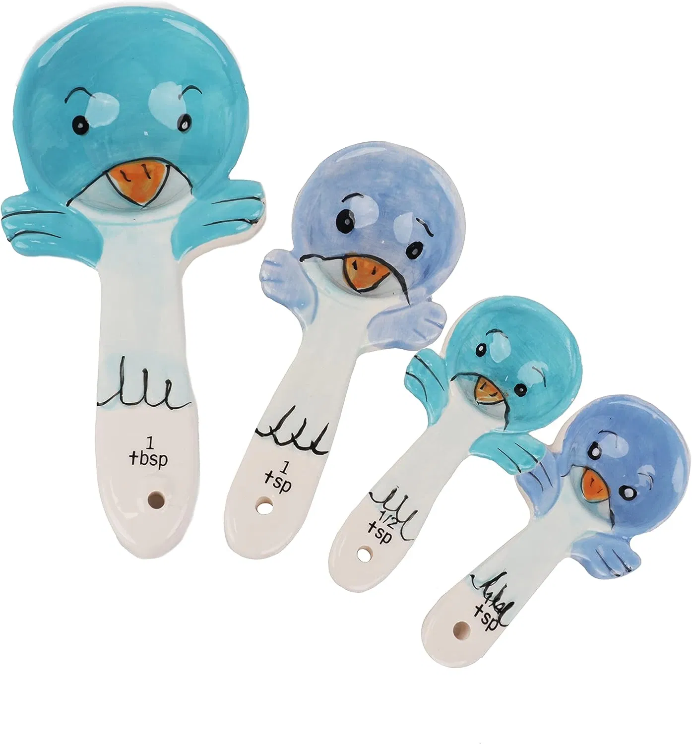 Creative Bird Shape Ceramic Measuring Spoon