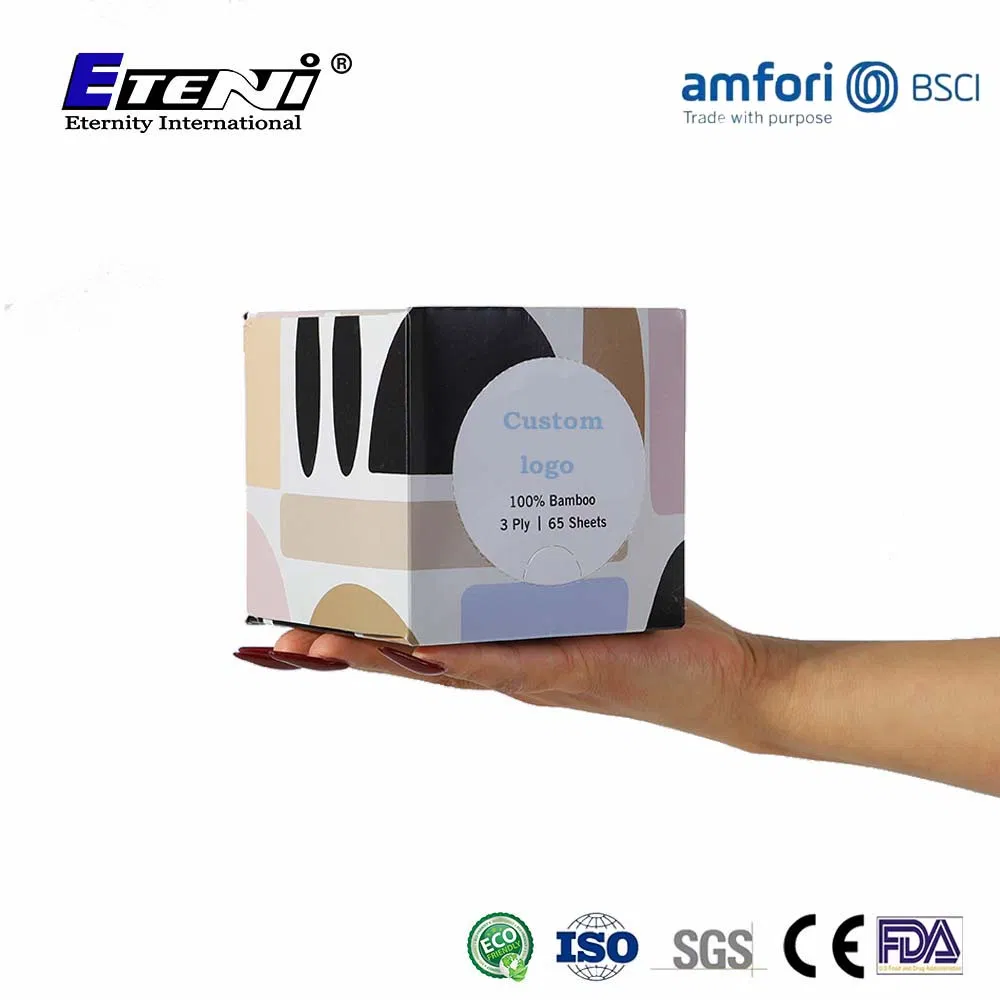 OEM Travel Box Bamboo Facial Tissue