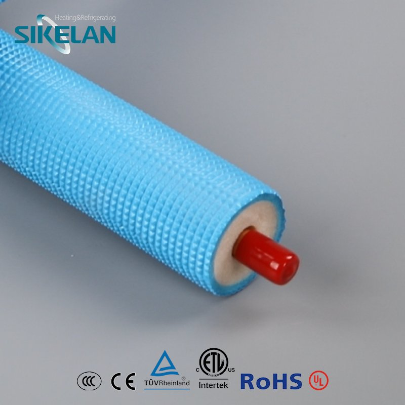 Custom Colors Refrigeration/Air Conditioning PE Foam Heat Insulated Copper Pipe