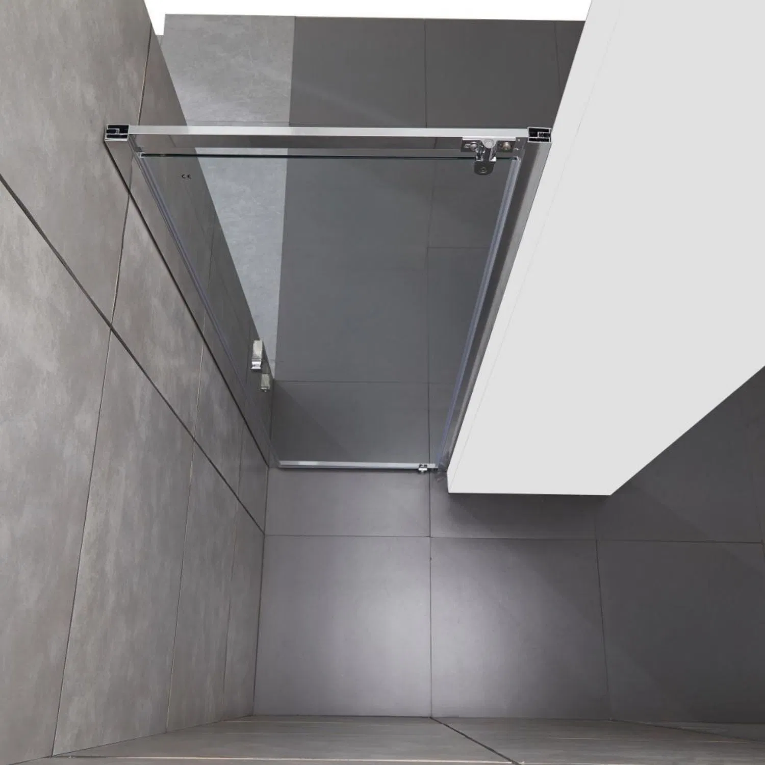 Bathroom 900mm Tempered Glass Pivot Shower Door