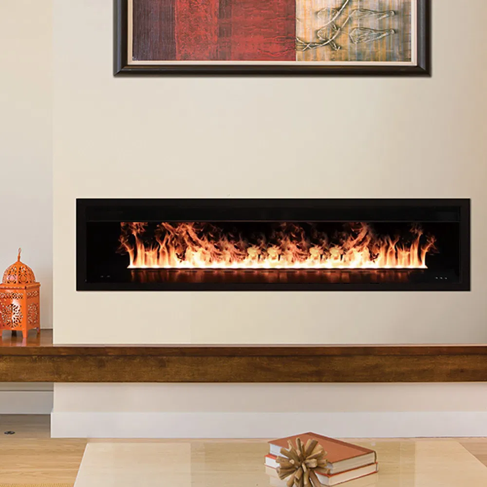 Factory Custom Made 3D Mist LED Atomization Flame 232cm Electric Water Steam Fireplaces