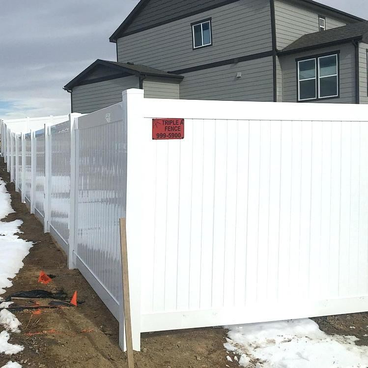 6FT. H X8FT. W White Hot Sale Vinyl Privacy Fence for Garden