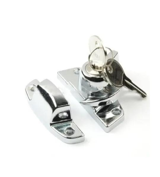 Window Cam Action Latches Die Cast Zinc Alloy Keyed Sash Fastener Lock