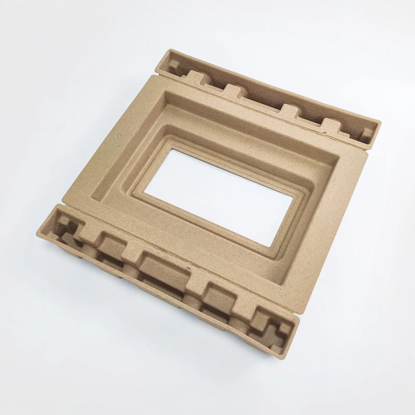 Kbd Pulp Molded Box for Industrial Parts Biodegradable and Eco-Friendly