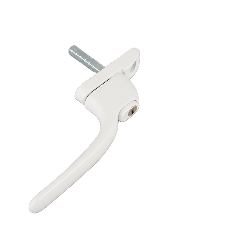 ISO9001 Aluminum Zamak White UPVC Window Door Pull Handle