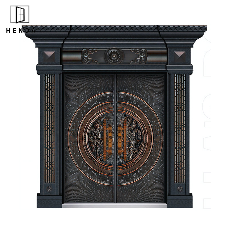 Входная дверь для загородного дома из алюминиевого сплава