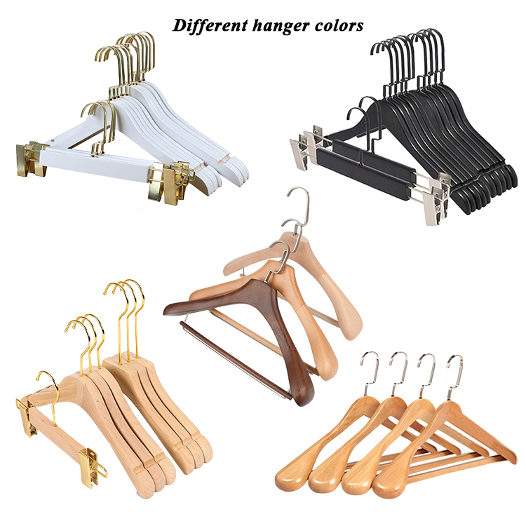Lavinia Wide Shoulder Thickened Solid Wood Suit Hanger Wooden Suit Hangers Coat Hanger for Tailored Suit