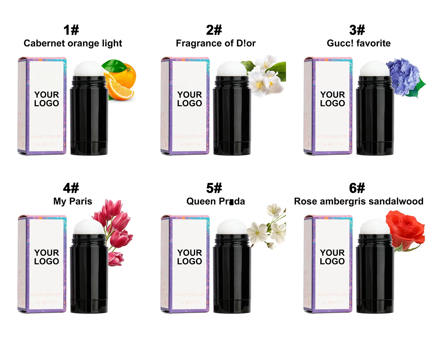 Organic Unisex Fragrant Long Lasting Solid Perfume Cream Fragrance Solid Perfume Balm