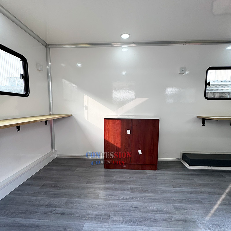 Luxury Outdoor Portable Office Trailer on Wheels Mobile Office Trailer for Sale