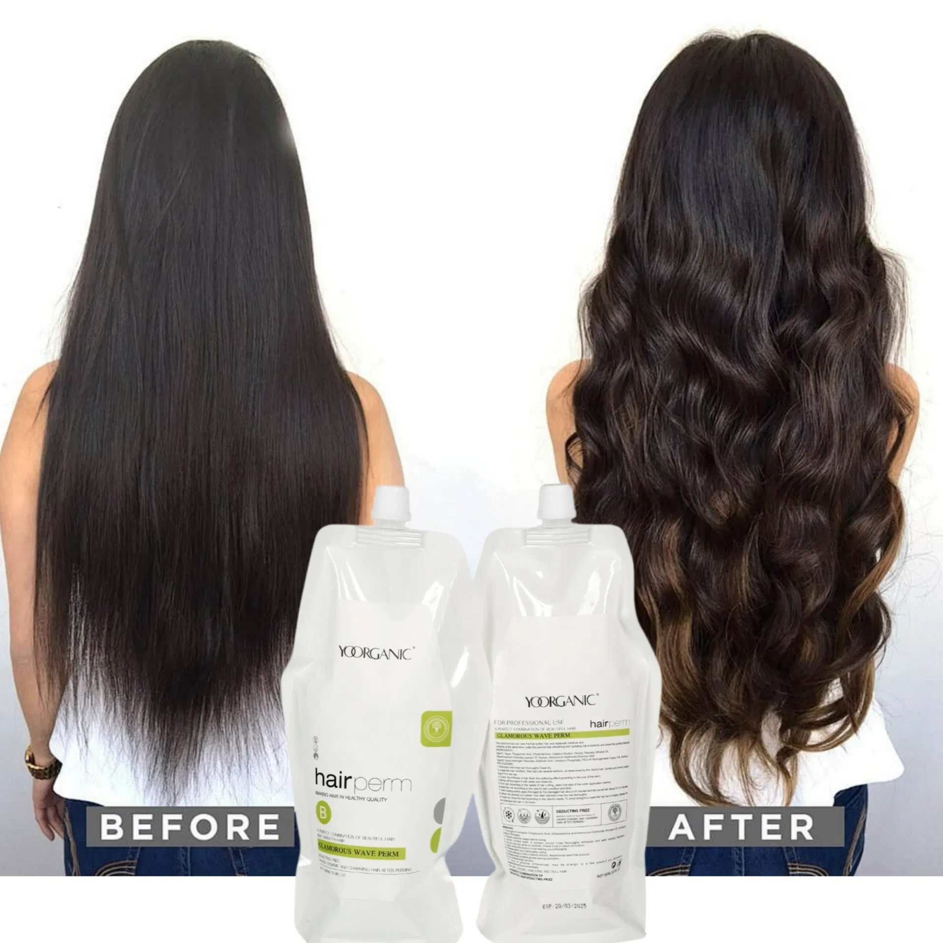 Customize Long Lasting Perfect Curly Perm Wholesale Salon Hair Cold Wave Hair Perm Lotion
