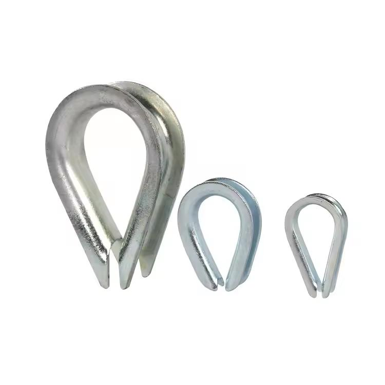 Quality Zinc-Plated Wire Rope Thimbles DIN6899A & DIN6899b From Rigging Factory-Hardware Product