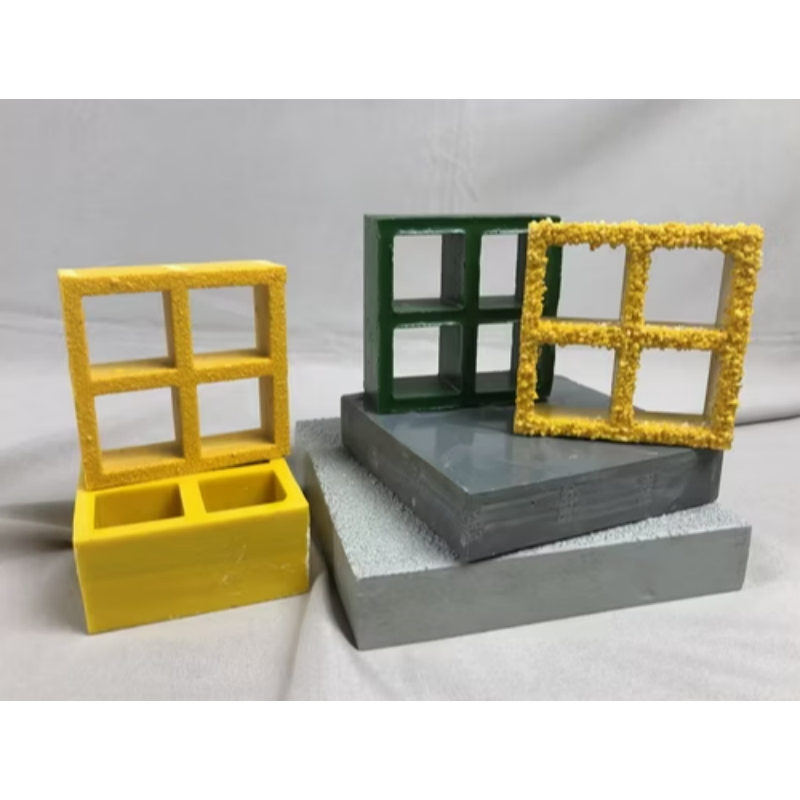 Anti-Slip Sand-Covered Fiberglass Grating Products for Marine Platforms and Industrial Walkways