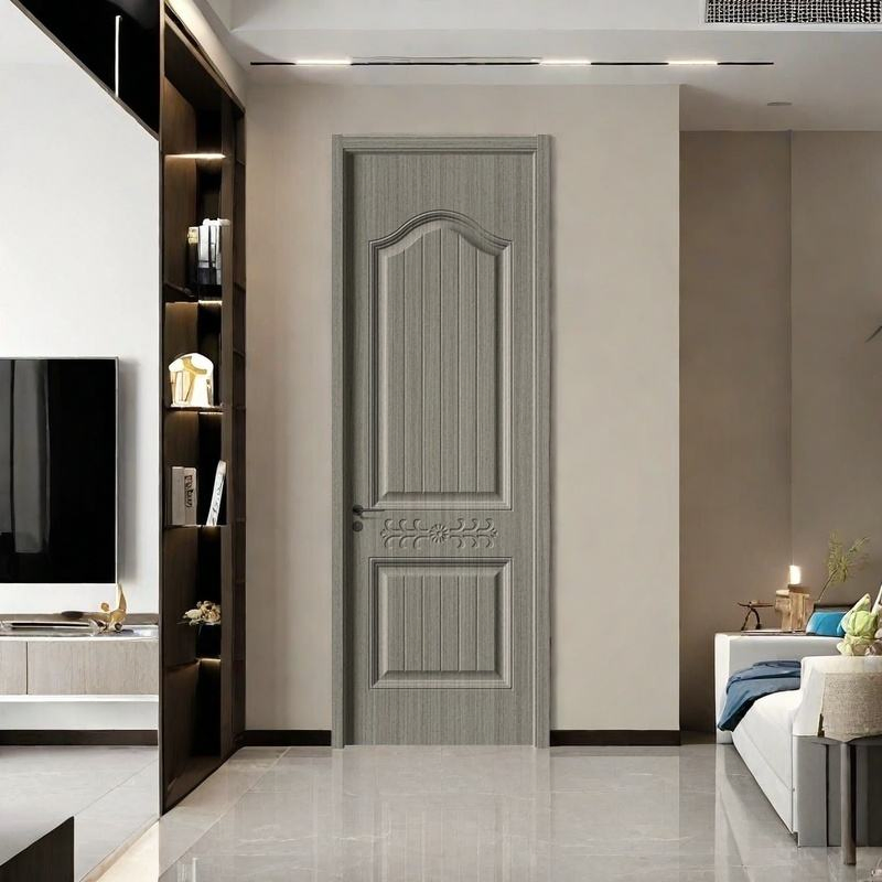 High-End Interior Solid Wood Apartment Composite Modern Design Bedroom UPVC Polymer Room Door