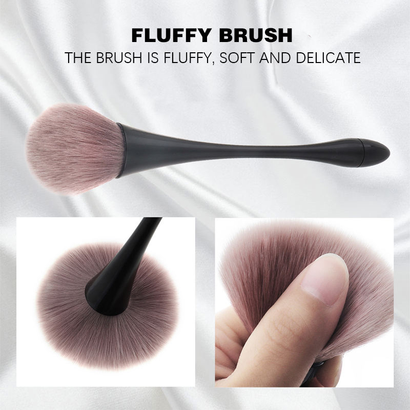 Professional Large Nylon Makeup Nail Dust Blush Beauty Tool Cleaning Brush
