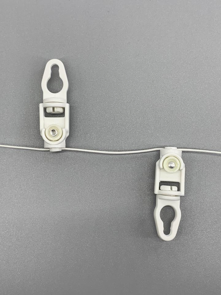 Ripple Fold Curtain Track Runner Accessories with 60mm 80mm Distance for Electric S Wave Curtain and Glydea Track Glider