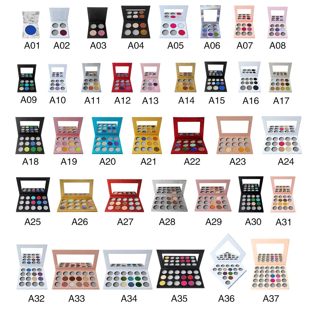 Hot Selling 9 Colors Custom Eye Cosmetic Palette Eyeshadow with Mirror