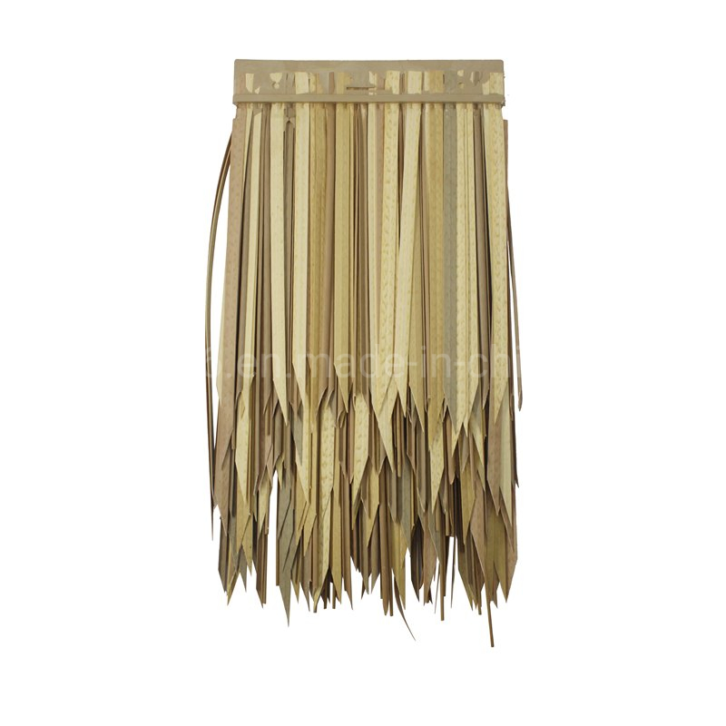 Fireproof Factory Plastic Beach Decoration Thatch Tile for Roof