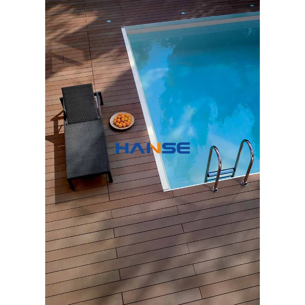 Hot Sell Waterproof Crack-Resistant Co-Extrusion WPC Engineered Flooring Floor WPC Swimming Pool Decking WPC Deck Panel Outdoor