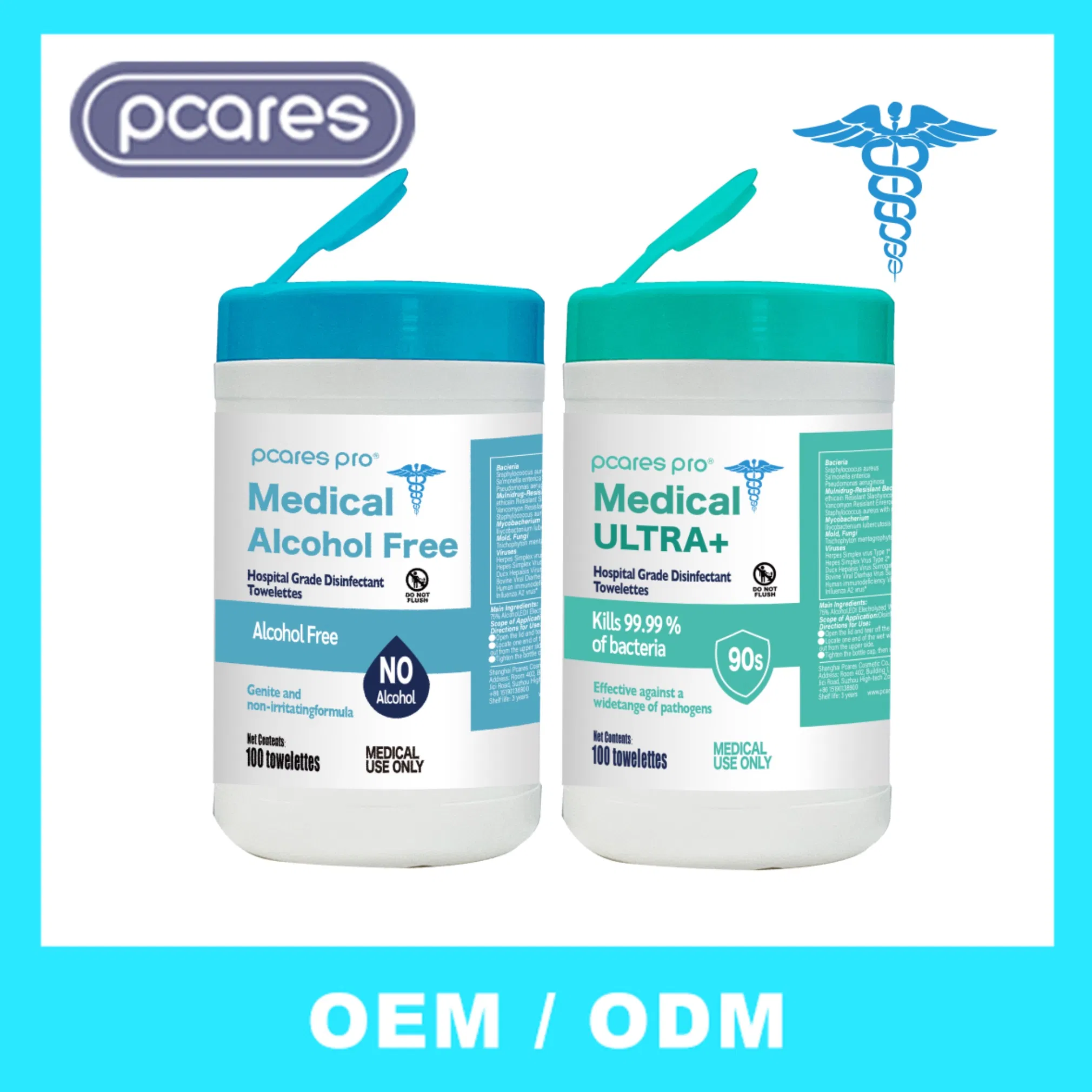 Bulk 75% Alcohol Cotton Pads Disposable Sanitizing Wipes for Clinic & Hospital Use