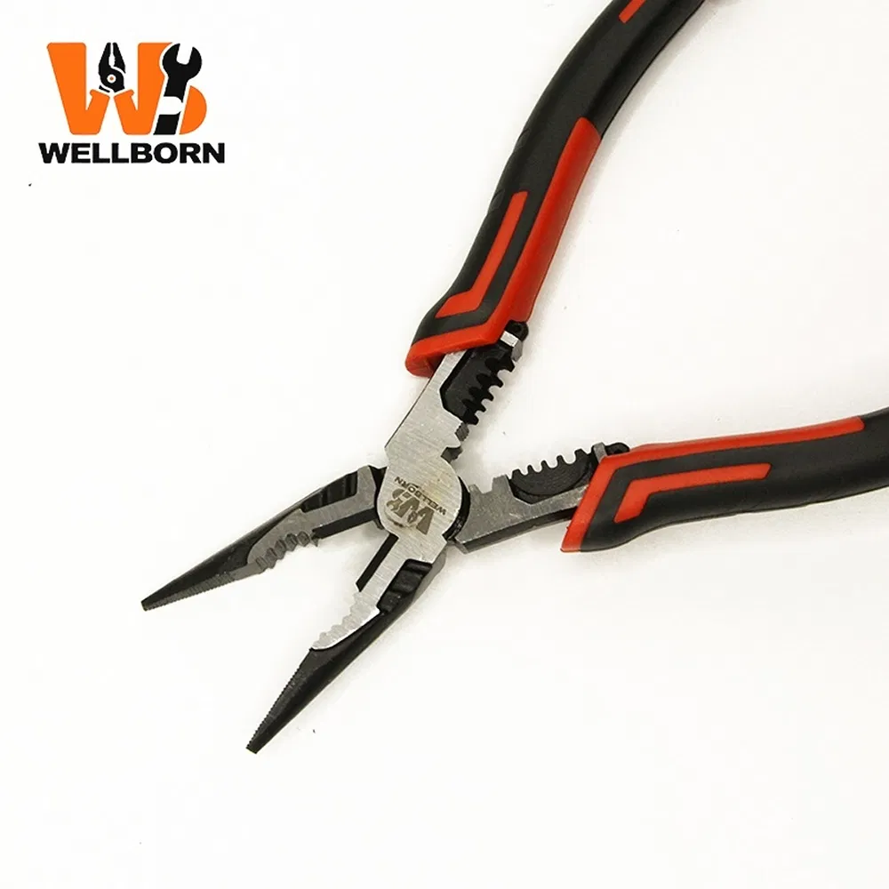 Комбинированные пассатижи Wellborn A-019, 230 мм, красные