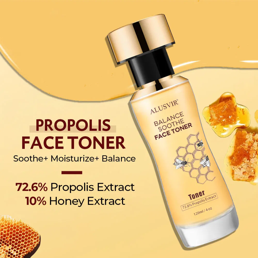 Women Organic 72.6% Propolis Extract Face Toner Moisturizing Balance Soothe