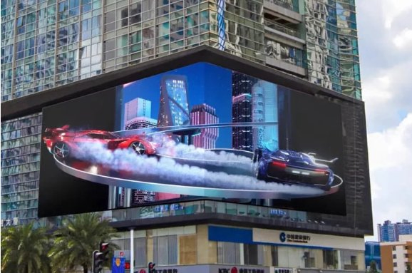 Hologram Effect Rental LED Display Shopmall Advertisement Outdoor Naked Eye 3D LED Screen