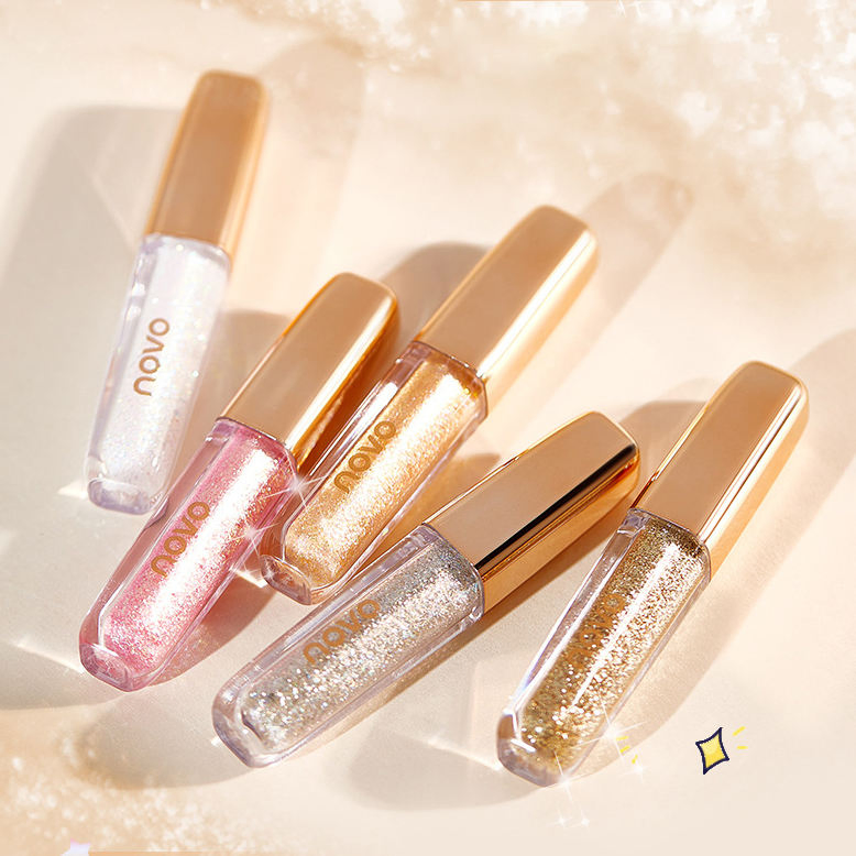 Balyna Shimmer Glitter Long Lasting Pigmented Lightweight Blendable Waterproof Liquid Eyeshadow Palette