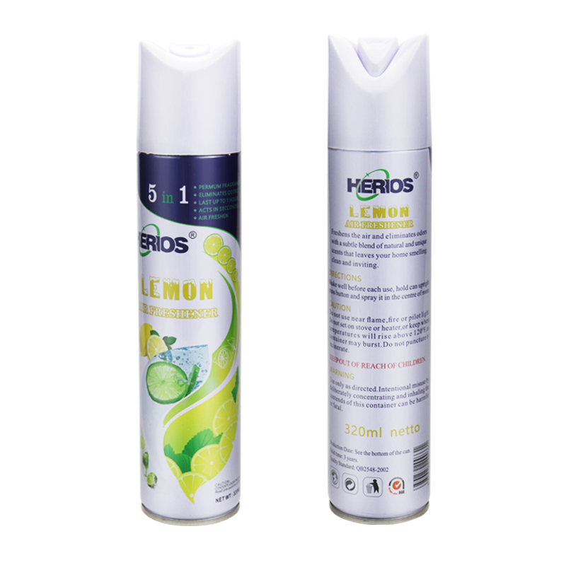 Different Perfume 320ml Herios Aerosol Air Freshener Spray Fresh Air Spray