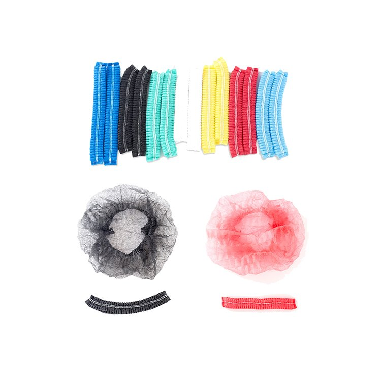Disposable Cheap and Good Quality Mob Cap Non Woven Clip Cap