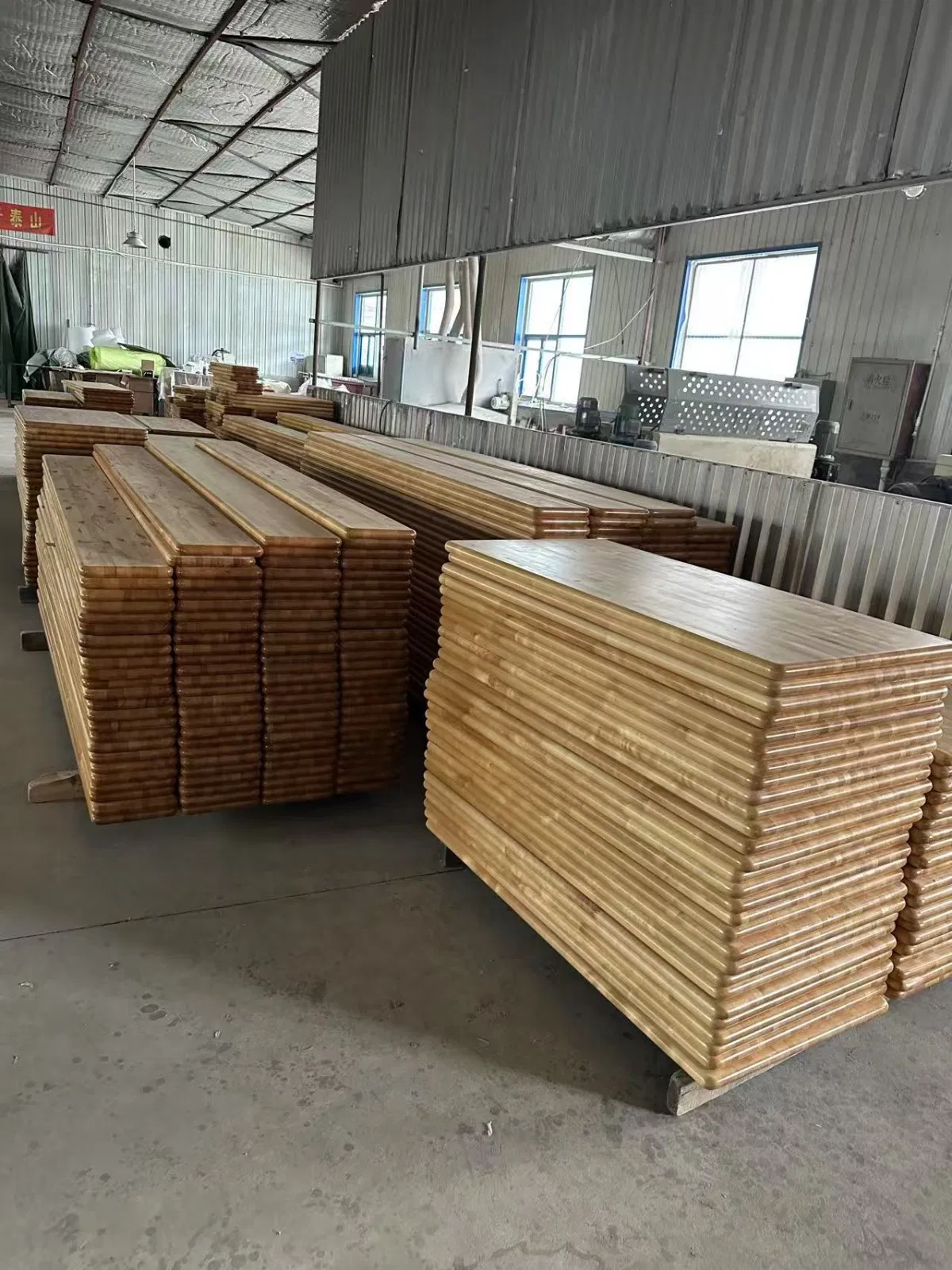 Rustic Finger-Joint Worktops, Warm Patina Over Time, Caf&amp; Eacute; or Bar Counters