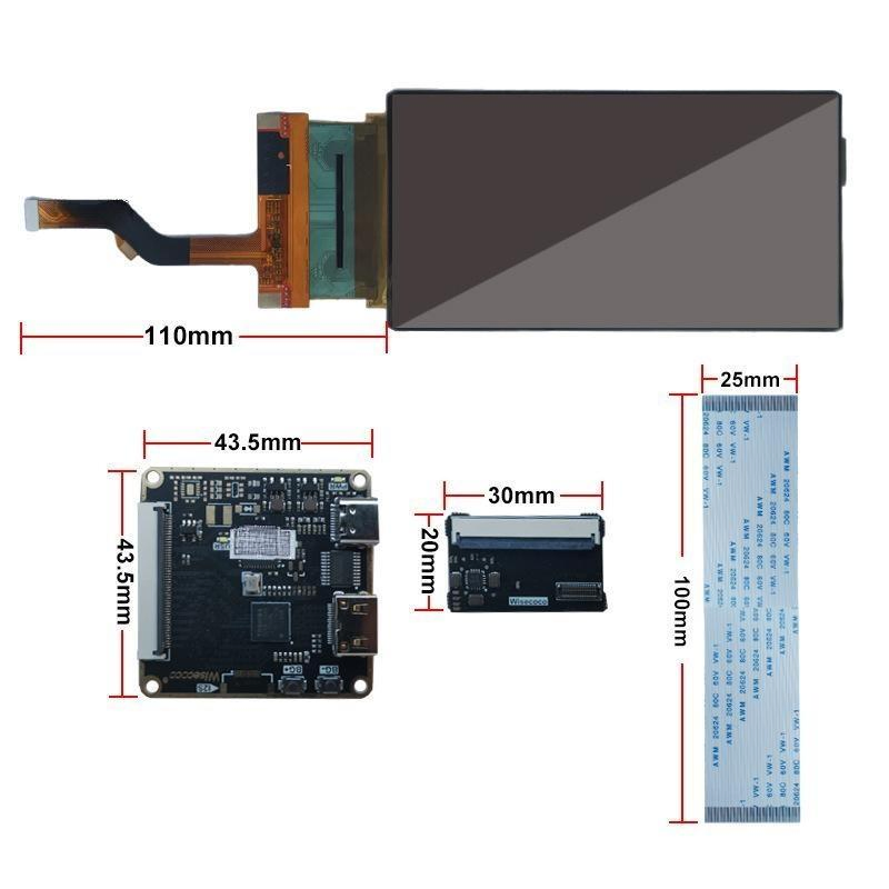 OLED дисплей 2560x1440, MIPI, все углы обзора
