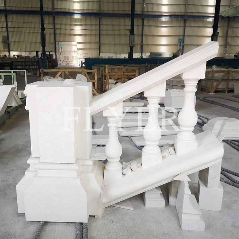 Wholesale Natural Granite Stone Balcony Balustrade Handrail