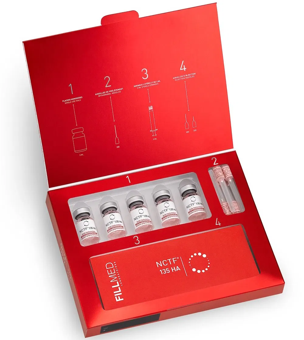 Dermal Filler Hyaluronic Acid Anti-Aging Volume Booster Filorga Nctf 135ha CE Certified