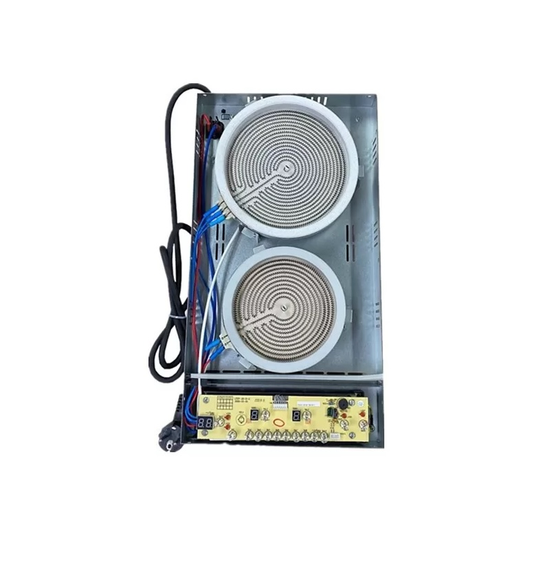 Slide Touch Control 20-Inch Ceramic Hob Cooker with Auto Shutdown