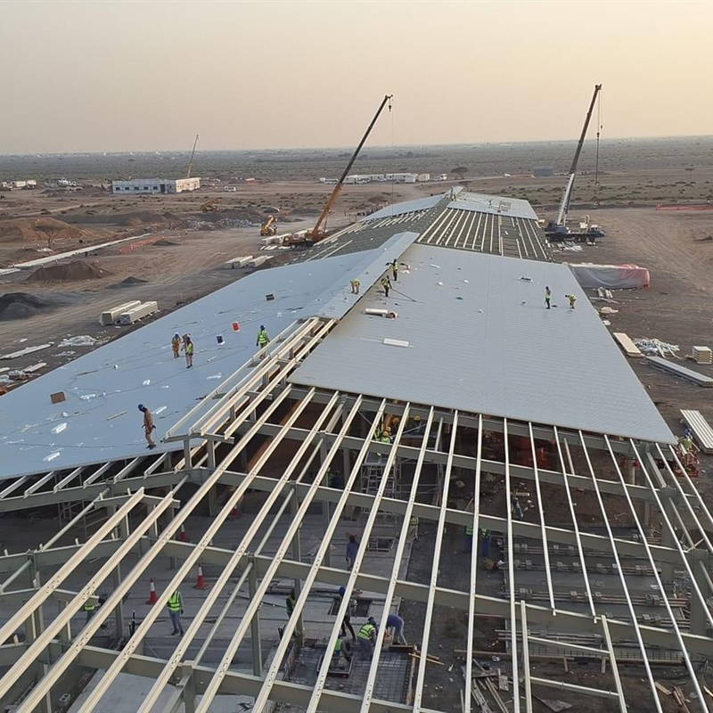 Low Price Steel Structure Space Frame Truss Football Stadium Gymnasium Court Roof Building