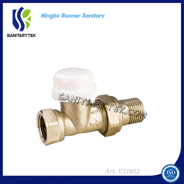 Straight Radiator Valve with Thermostatic Head (V21-030)