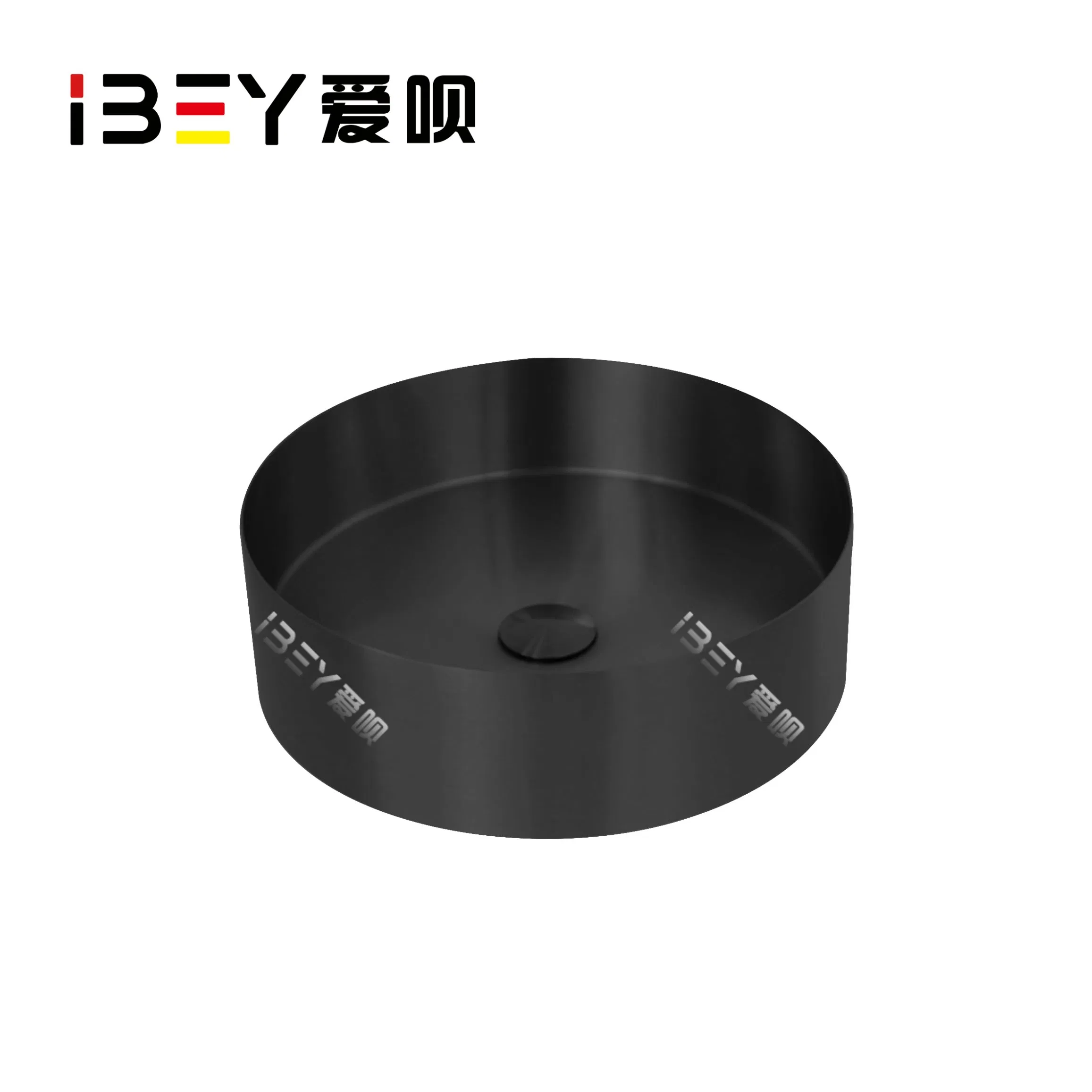 Ibey High-End Round Nano Gold Stainless Steel Bathroom Sink