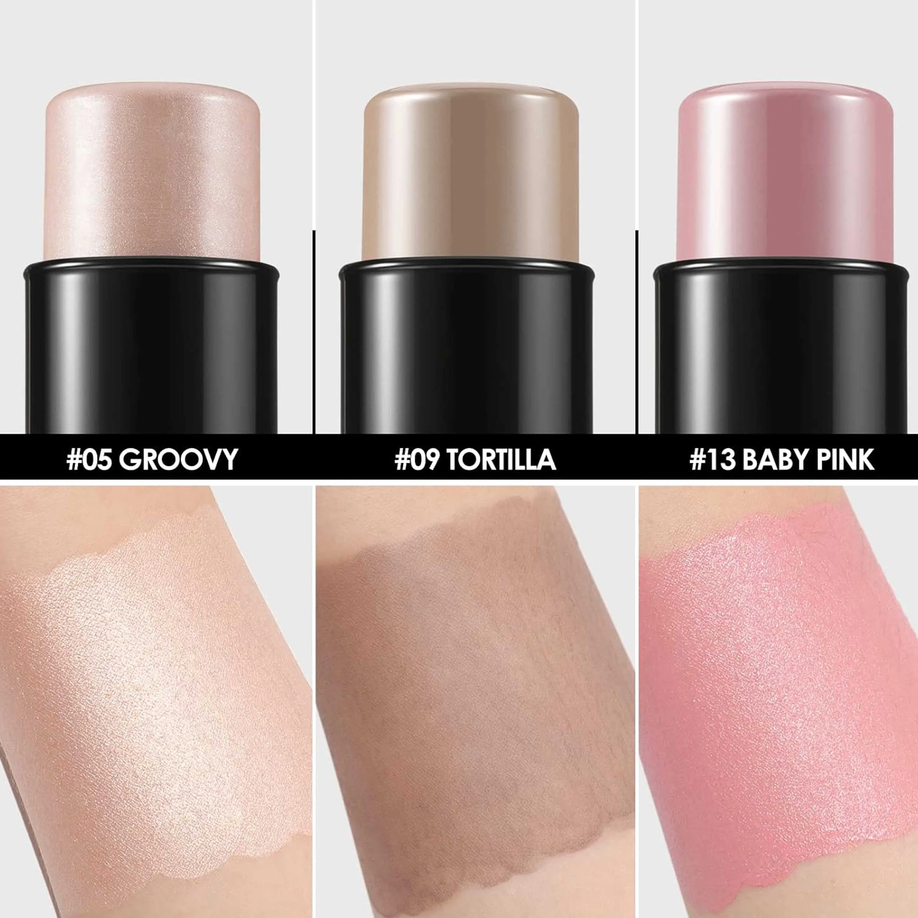 OEM Multi-Use Cream Stick Can Used as Contour&Highlighter&Blush with Longlasting and Water Proof Function