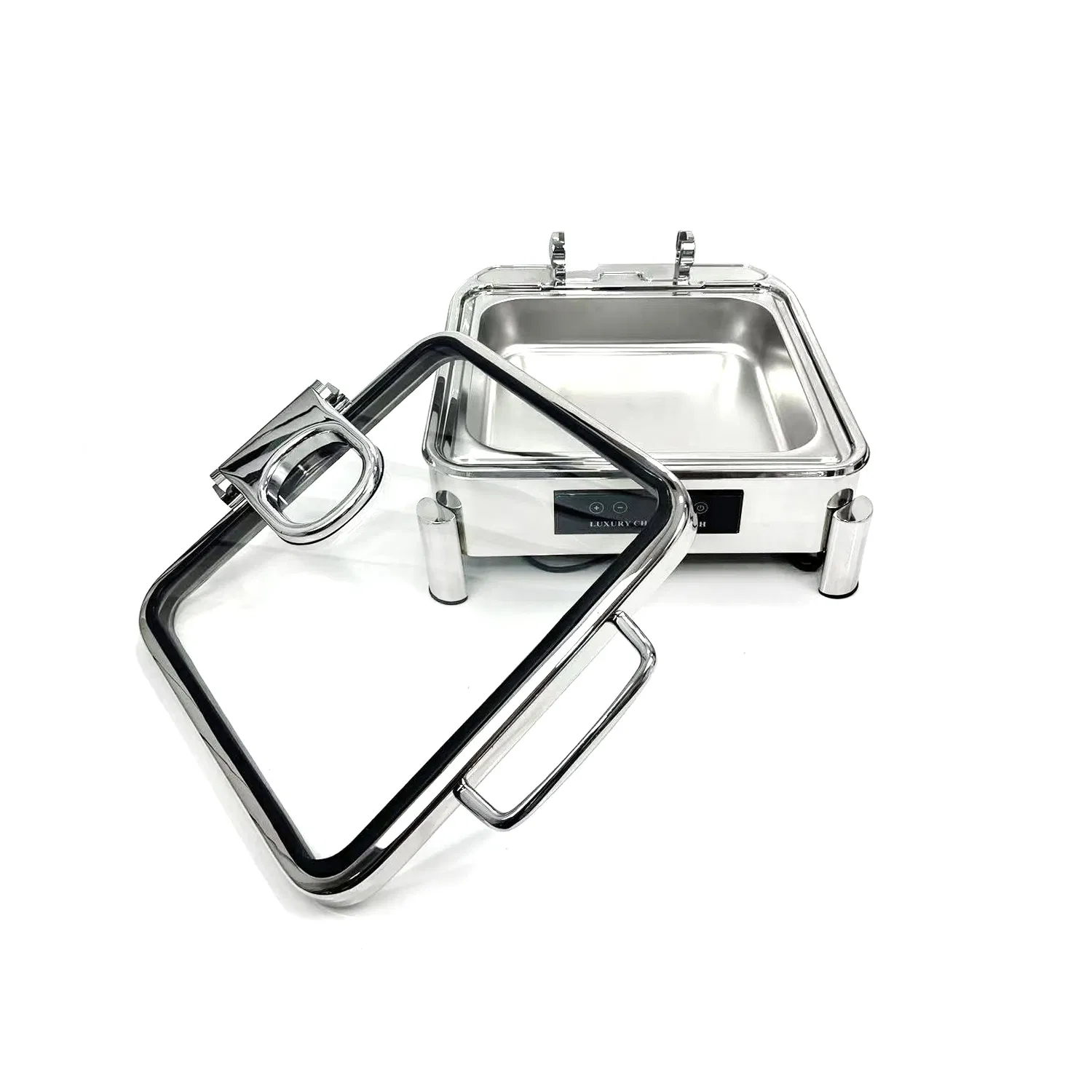 Gold Supplier Buffet Catering Equipment 6L Chafers Electric Chafing Dish for Hotel