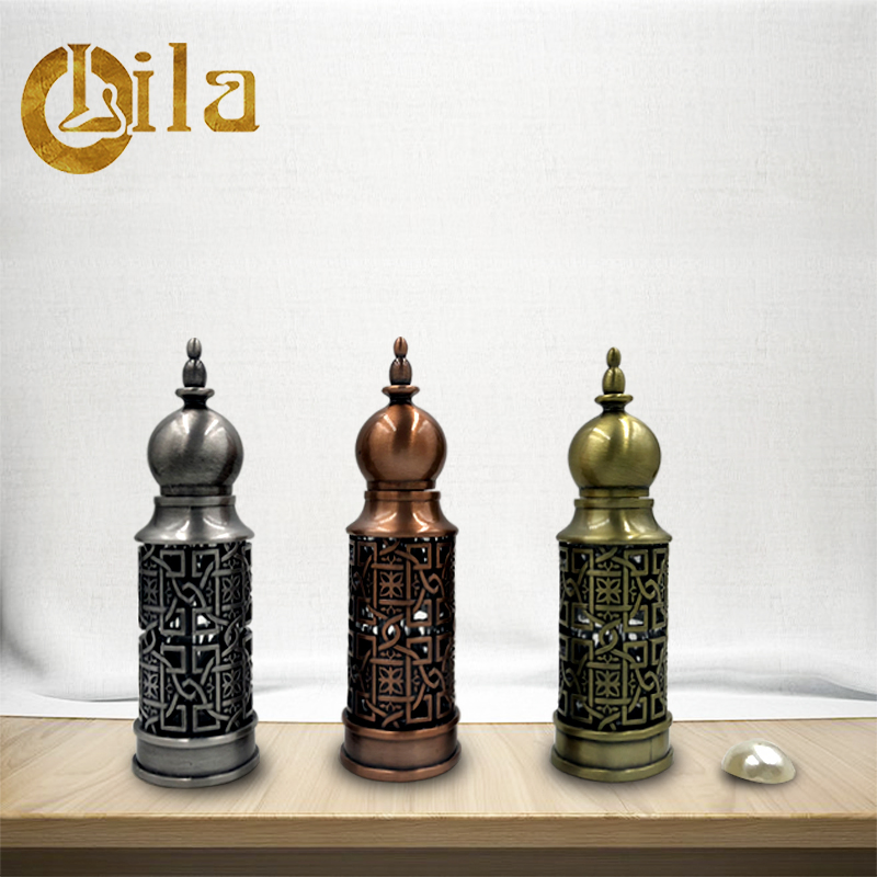 Classic Antique Metal Attar Bottle Arab Essential Oil Bottle