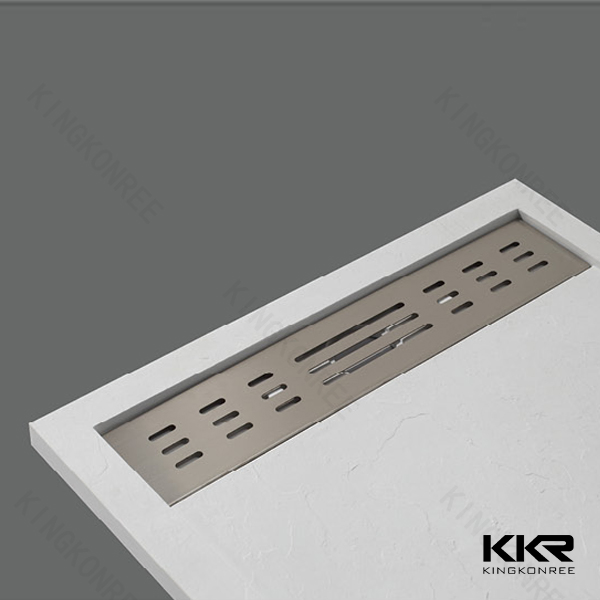 1200X800mm White Solid Surface Shower Black Custom Shower Tray