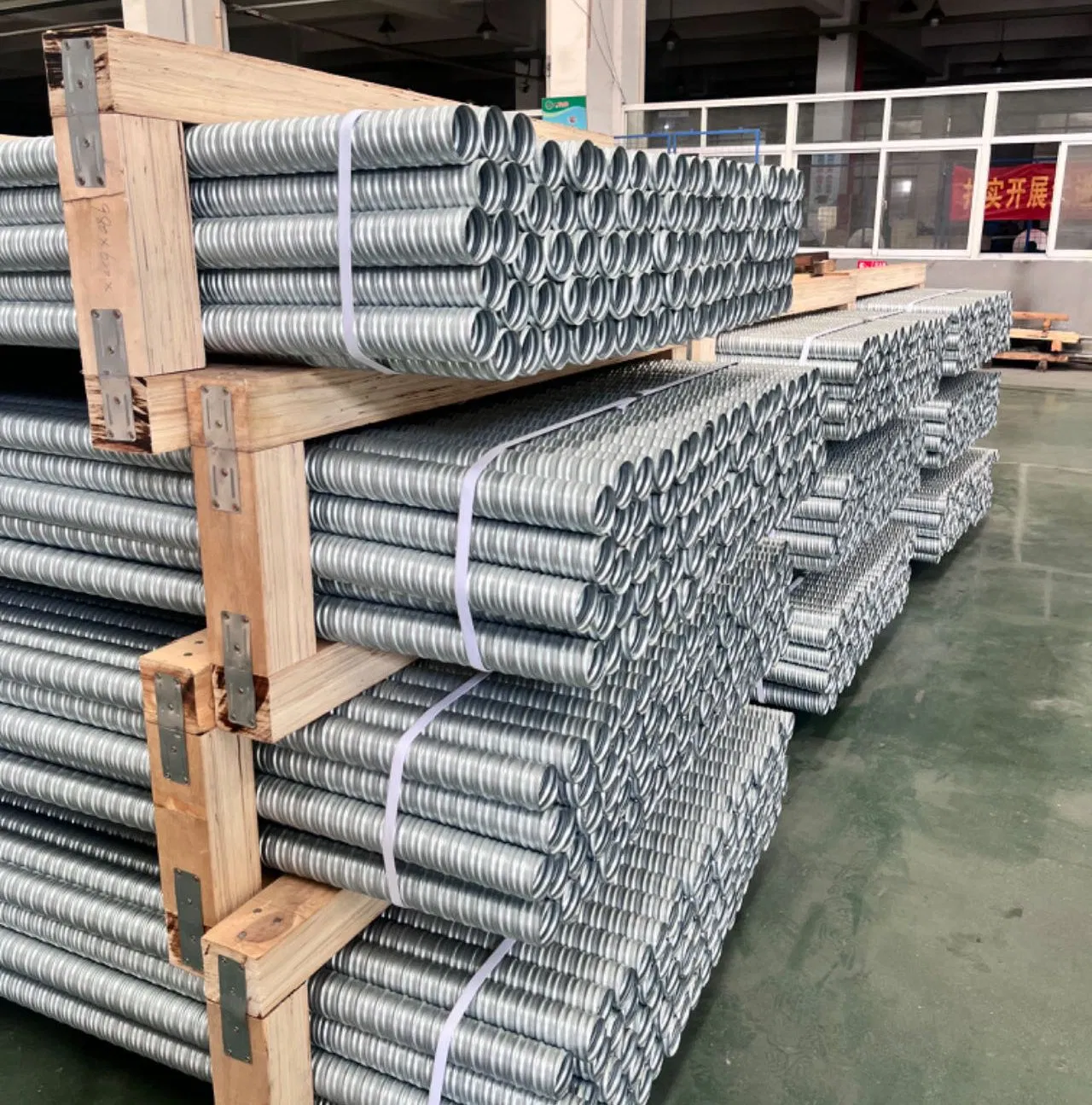 45mm Post Tension Galvanized Corrugated Round Metal Prestressed Pipe for Construction