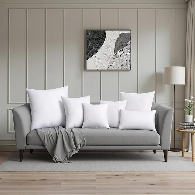 Premium Decorative Throw Pillow Insert for Couch 12X24 Inch