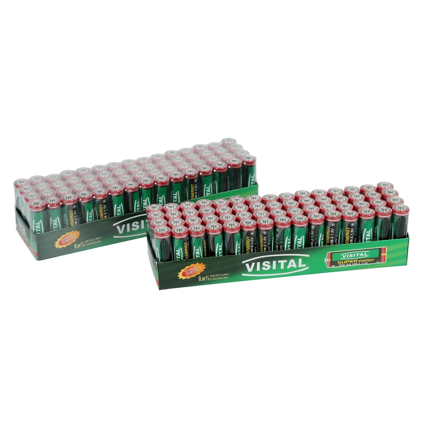 Батарейки R6 AA Visital Zinc Carbon, оптом
