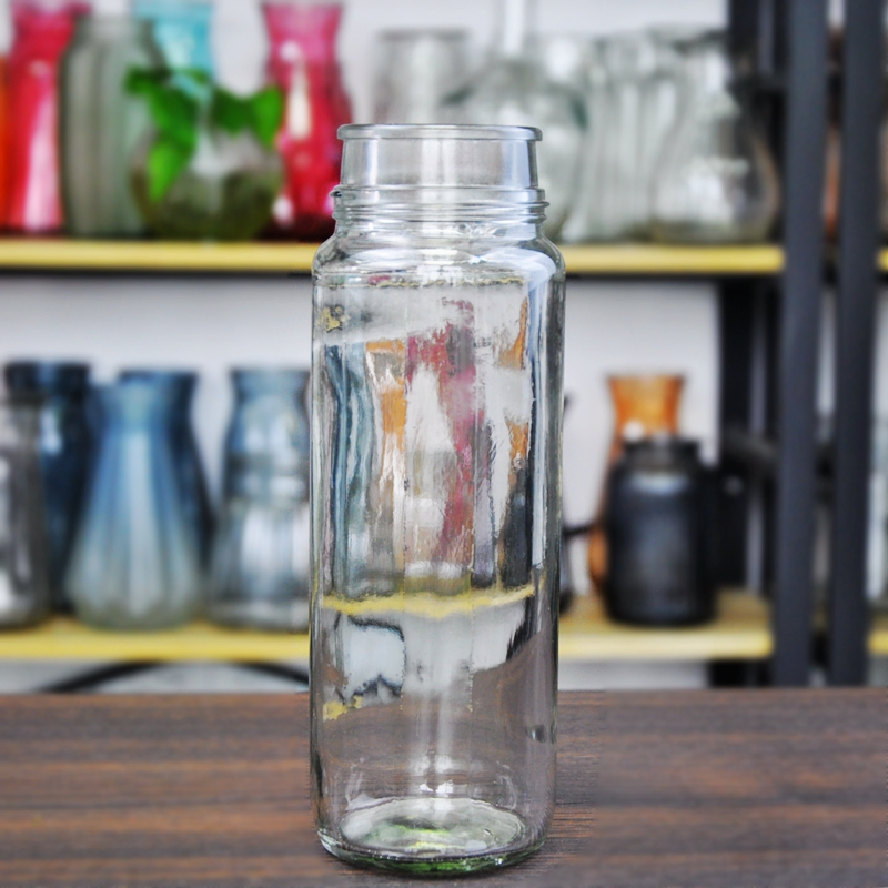 Water Beverage Juice Food Grade Clear Glass Bottle of 800ml