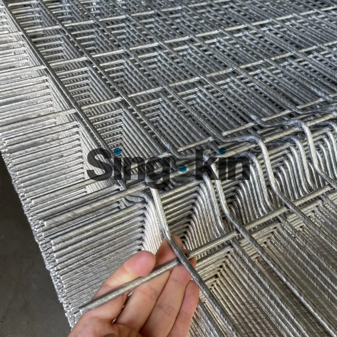 3D Curved Welded Wire Mesh Fence / Gardening Security Fence