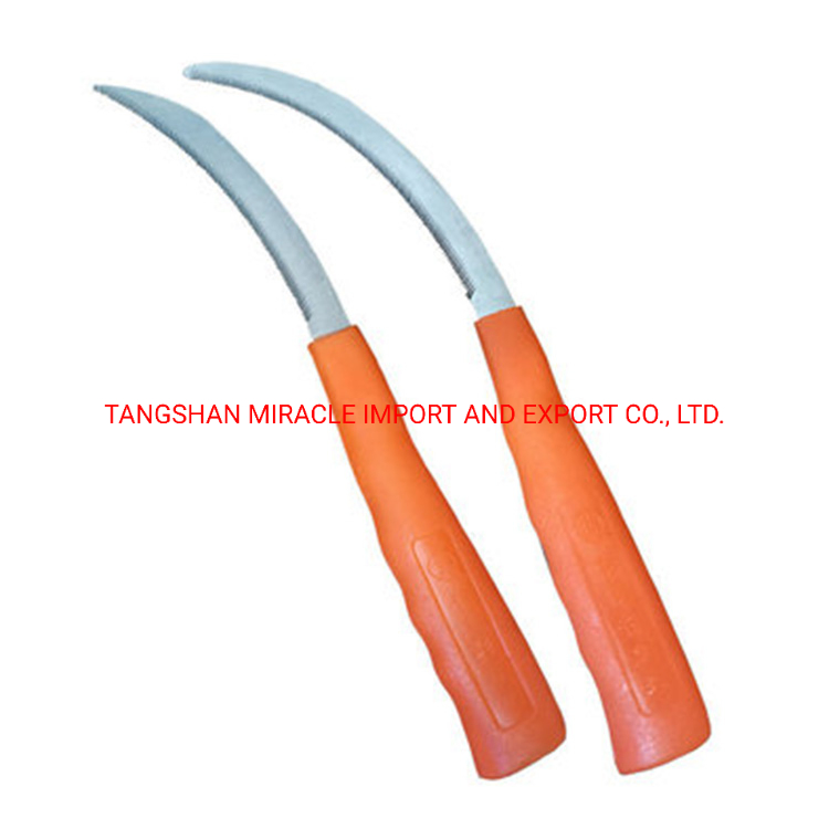 Serrated Sickle with Plastic Handle Agricultural Sickle for Weeding